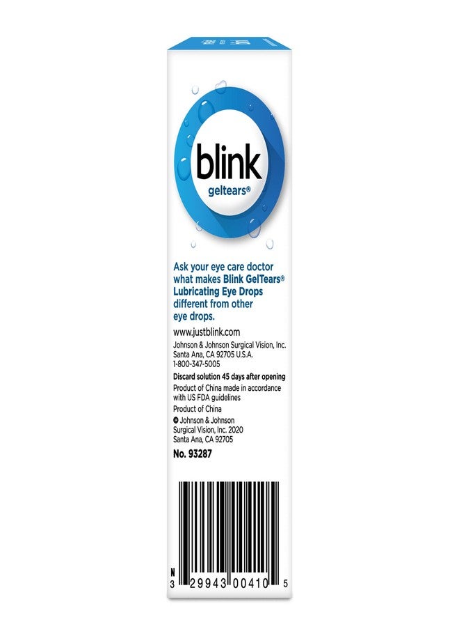 blink Gel Tears Lubricating Eye Drops 10 mL (Pack of 6) - Image 4